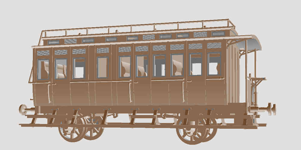 Württemberg Coupéwagen 1862