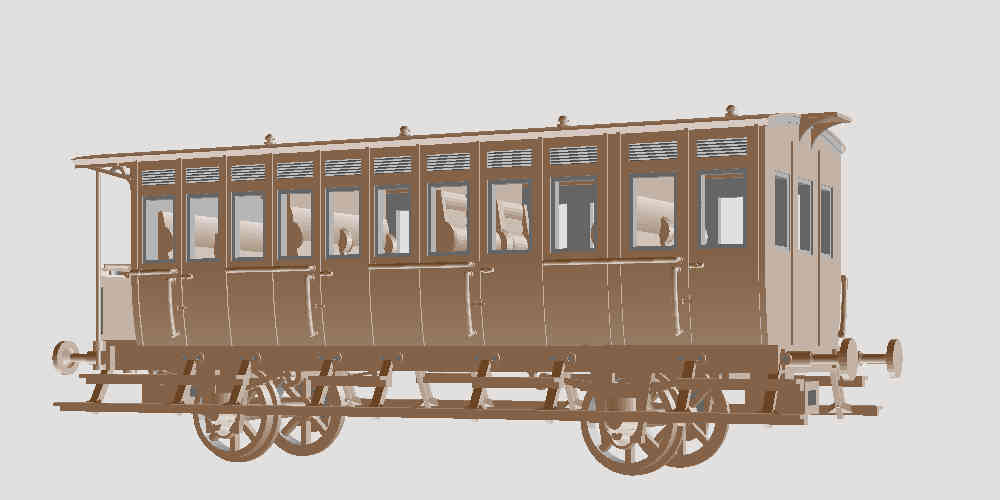 Württemberg Coupéwagen 1876